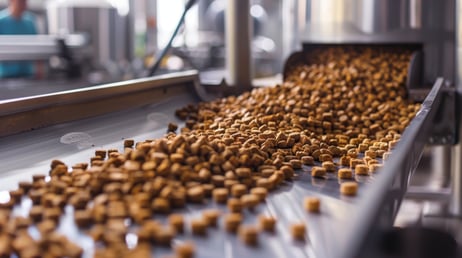 Dry pet food