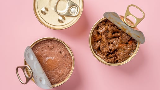 Canned wet pet food