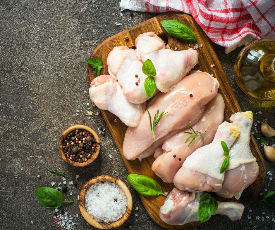 animal proteins like chicken